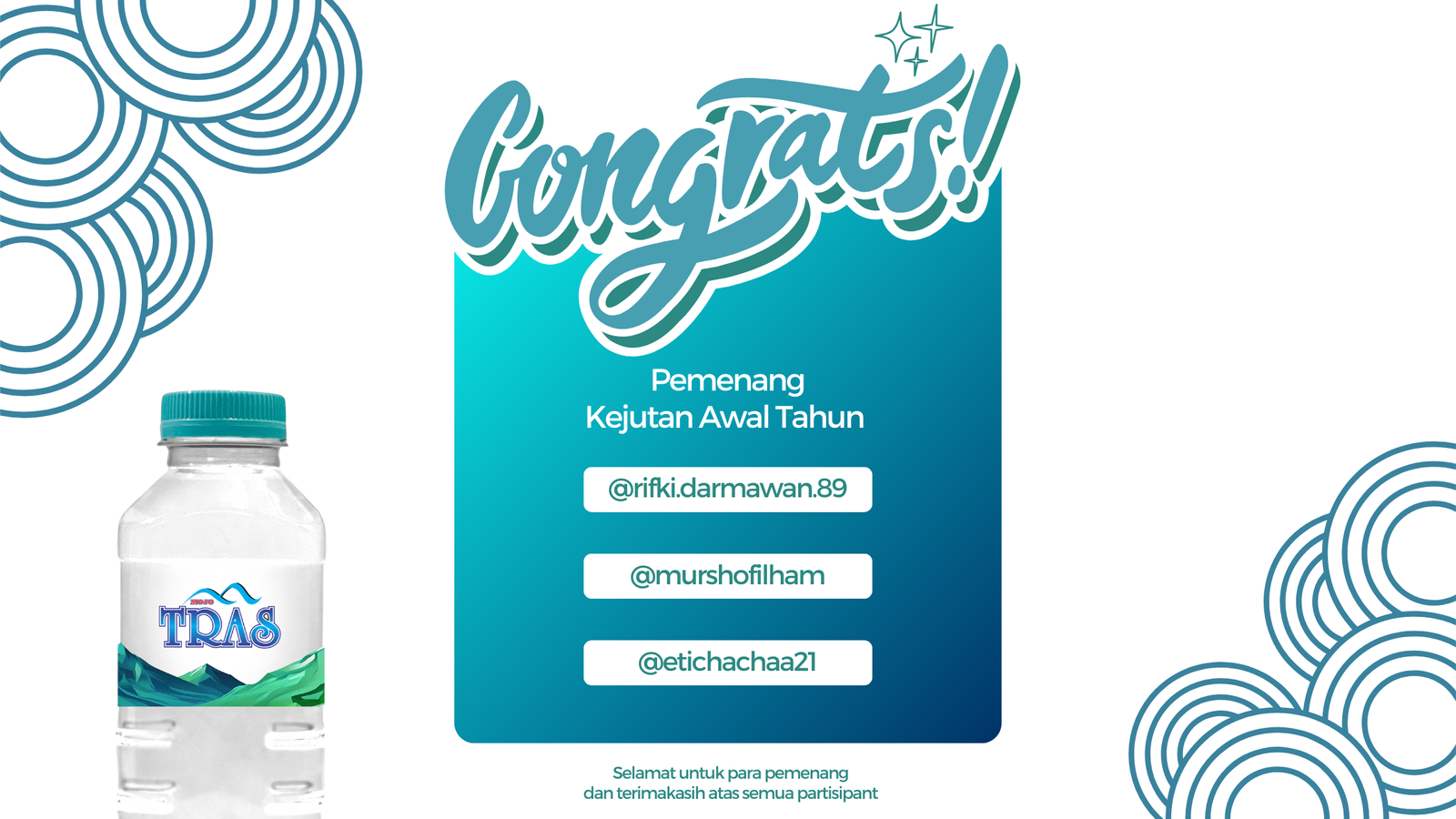 Pemenang challenge #kejutanawaltahun